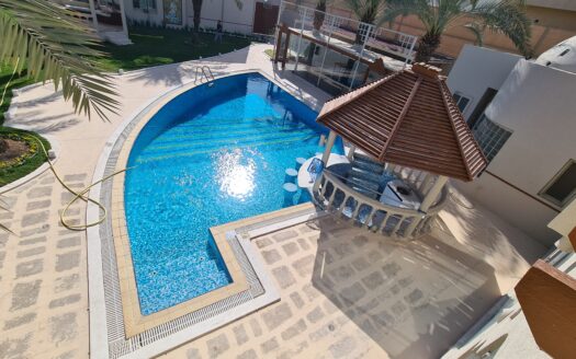 For rent in Fintas 5 master  bedrooms villa  with swimming pool +garden