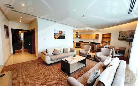 for rent one bedrooms fully furnished seaview in salmiya