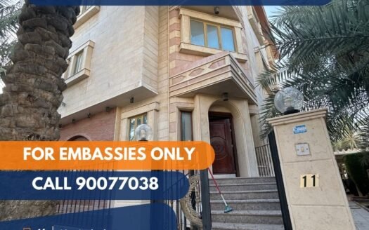 villa for rent in mishref for embassies or charity organization 15 bedrooms