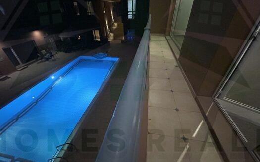for rent in abu al hasania 3 bedrooms duplex with a balcony